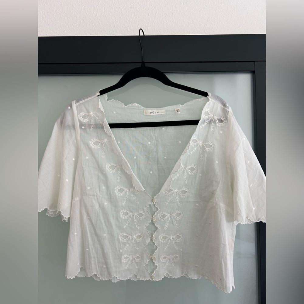 Doen Blouse - EUC - Cotton - Size Medium